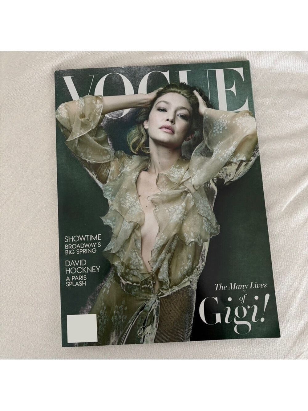 Vogue Magazine April 2025 Issue - Gigi Hadid Cover